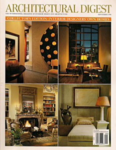 Jane Wilner custom linen feature in Architectural Digest